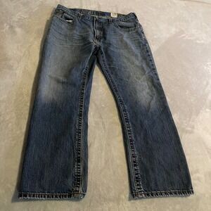 Vintage Ariat M2 Relaxed Boot Cut Jeans Mens 40x32 Blue Denim Medium Wash Rodeo